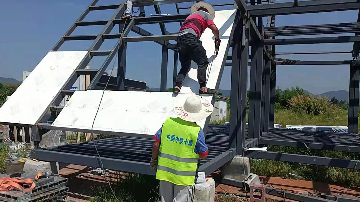 Magnesium Oxide Sheathing Installation